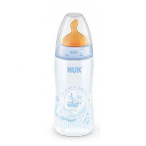 BIBERON NUK FC LATEX AZUL 300 ML