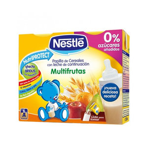 NESTLE PAPILLA LIQUIDA MULTIFRUTAS 2X250