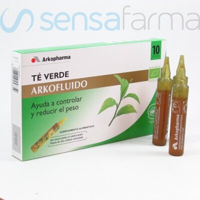 ARKOFLUIDO TE VERDE 10 AMPOLLAS