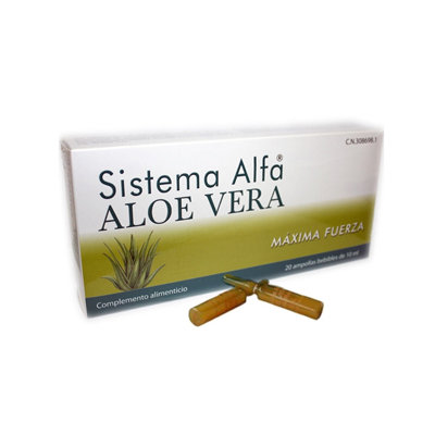 SISTEMA ALFA ALOE VERA JALEA REAL 20 AMP