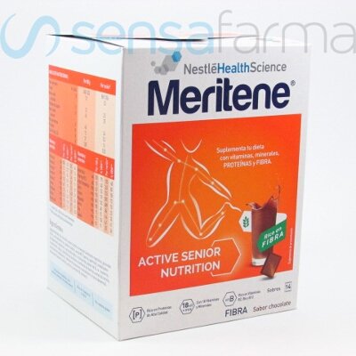 MERITENE ACTIVE SENIOR FIBRA CHOCOLA 14S