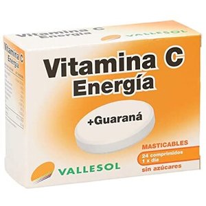 VALLESOL VITAMINA C + GUARANA 24C MASTIC