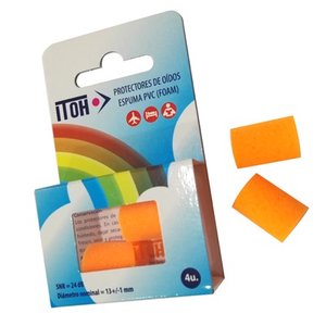 TAPONES OIDO ITOH GOMA ESPUMA 4 UNIDADES