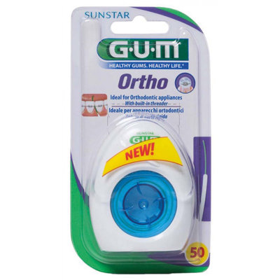 GUM 2080 ORTHO + FLOSS SEDA DENTAL