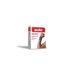 MUÑEQUERA ACOFAR VELCRO BLANCA PEQUEÑA