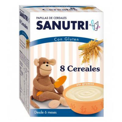 SANUTRI PAPILLA 8 CEREALES 600 G.