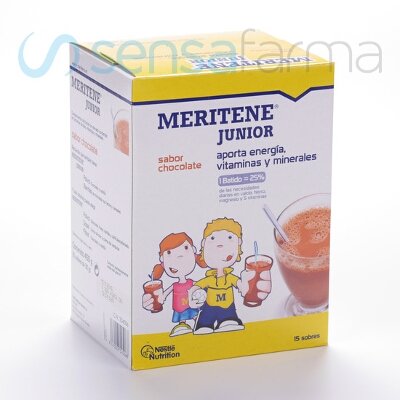 MERITENE JUNIOR CHOCOLATE 15 SOBRES