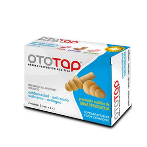 TAPONES OIDO OTO TAP GOMA 2 UND.
