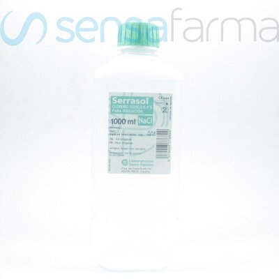 CLORURO SODICO SERRASOL 0,9% IRRIG 1000M