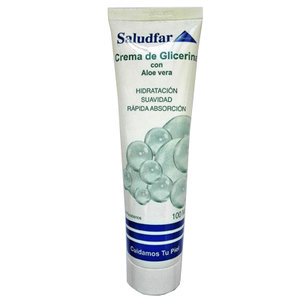 SALUDFAR CREMA GLICERINA CON ALOE 100 ML