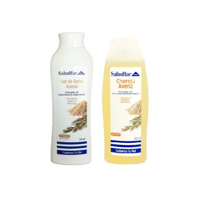 SALUDFAR GEL AVENA 750+ CHAMPU AVENA 300