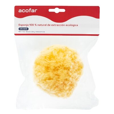 ACOFAR ESPONJA NATURAL 1 UNIDAD GRANDE