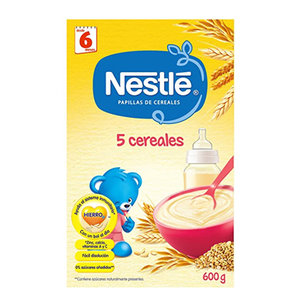 NESTLE 5 CEREALES 600 G.