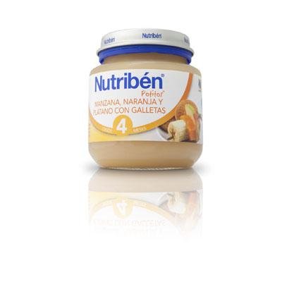 NUTRIBEN BEBE MANZANA NARANJA PLATA GALL