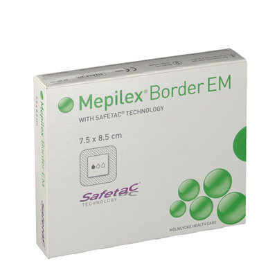 MEPILEX BORDER EM FLAS 7,5x8,5 3A 281440