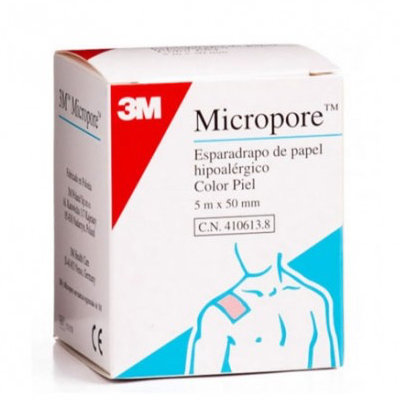 ESPARADRAPO MICROPORE CARNE 5X5