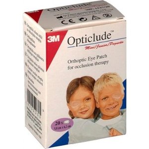 OPTICLUDE PARCHE OCULAR PQ 6X5CM 20U