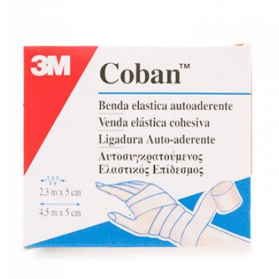 COBAN VENDA ELASTICA BLANCA 4,5X5 CM