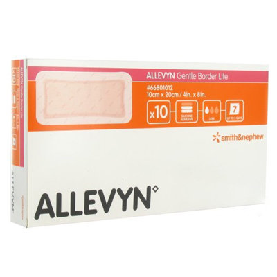 ALLEVYN GENTLE BORDER LITE 10X20 CM 3U
