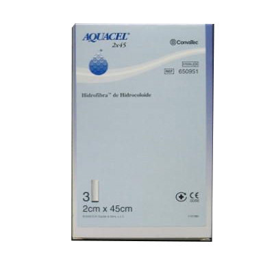 AQUACEL APOSITO HIDROCOLOIDE 2X45 CM 3U
