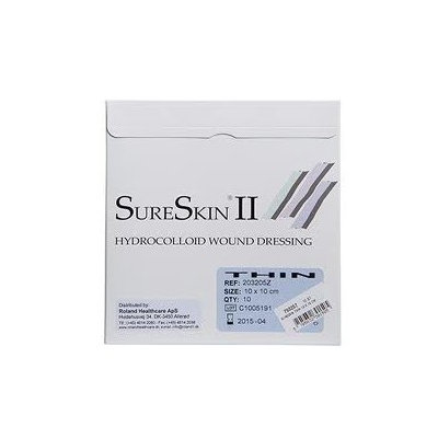 SURESKIN II THIN 10X10CM. 3 APOSITOS
