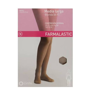 MEDIA LARGA FARMALASTIC FUERTE BLON MED