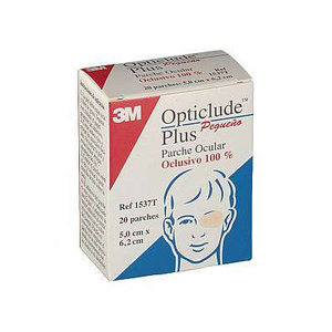 OPTICLUDE PARCHE OCULAR PLUS PQ 6X5CM 20