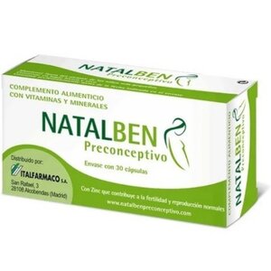 NATALBEN PRECONCEPTIVO 30 CAPSULAS