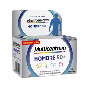 MULTICENTRUM HOMBRE 50+ 30 COMPRIMIDOS