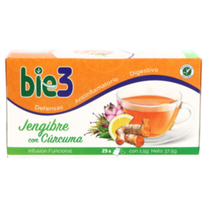 BIE3 JENGIBRE CURCUMA 25 BOLS 1.5 GR