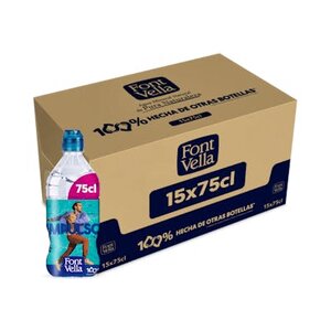 AGUA FONTVELLA PET 0.75 L SPORT 15 UD