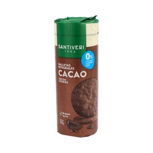 GALLETAS INTEGR CACAO 0%AZ 20 SANTIVERI