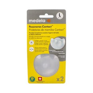 MEDELA PEZONERAS T/ L 24 MM 2 UD