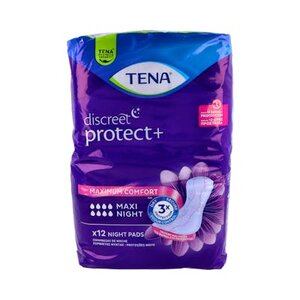 TENA DISCREET MAXI NIGHT 12 UNIDADES