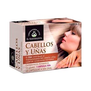 EL NATURALISTA CABELLO Y UÑAS 48 CAPS