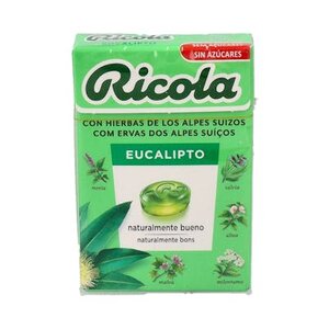 RICOLA CARAMELOS S/A EUCALIPTUS 50 G