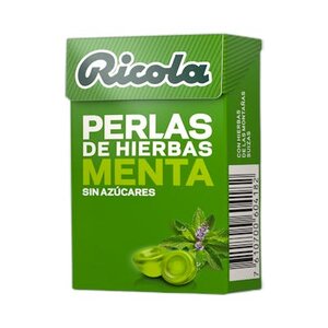 RICOLA PERLAS S/A MENTA 25 G.