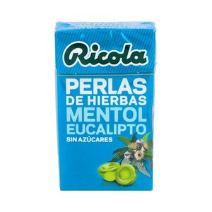 RICOLA PERLAS S/A EUCALIPTUS 25 G.