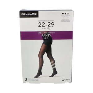 PANTY FARMALASTIC NEGRO T/EXT.GDE