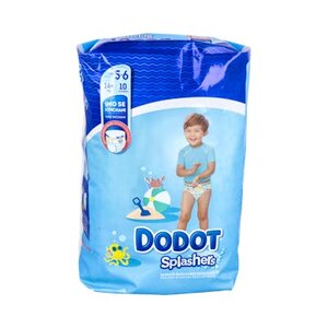 DODOT SPLASHERS TALLA 5 12-15 KG 10 UDS