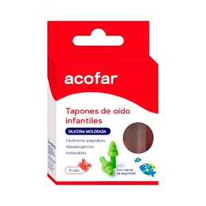 ACOFAR TAPONES OIDO SILIN MOLD INFANT 6U