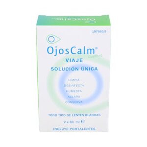 OJOSCALM SOLUCION UNICA VIAJE 2 X 60ML