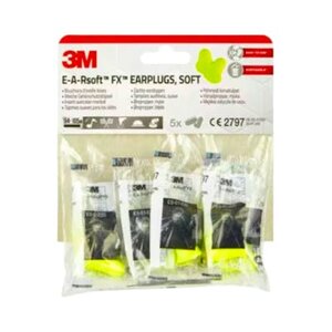 3M TAPON RUIDO DESECHABLE BOLSA 5 PARES