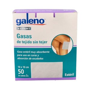 GALENO GASA ESTERIL S/TEJER 10x10CM 50U