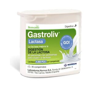 BENSANIA GASTROLIV LACTASA 4500 30 COMP