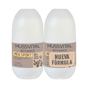 MUSSVITAL BOTANICS DESODOR MEN 2x75 ML