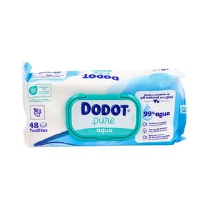 DODOT AQUA PURE TOALLITAS TAPITA 48UD
