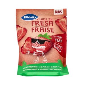 HERO KIDS SNACK CHIPS FRESA 12 GRAMOS