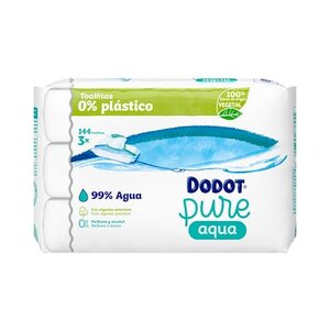 DODOT AQUA PURE TOALLITAS TAPITA 144 UN