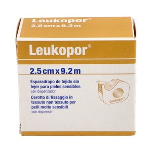 ESPARADRAPO LEUKOPOR DISPENSA 2,5CMX9,2M